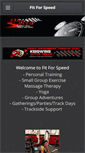 Mobile Screenshot of fitforspeed.net